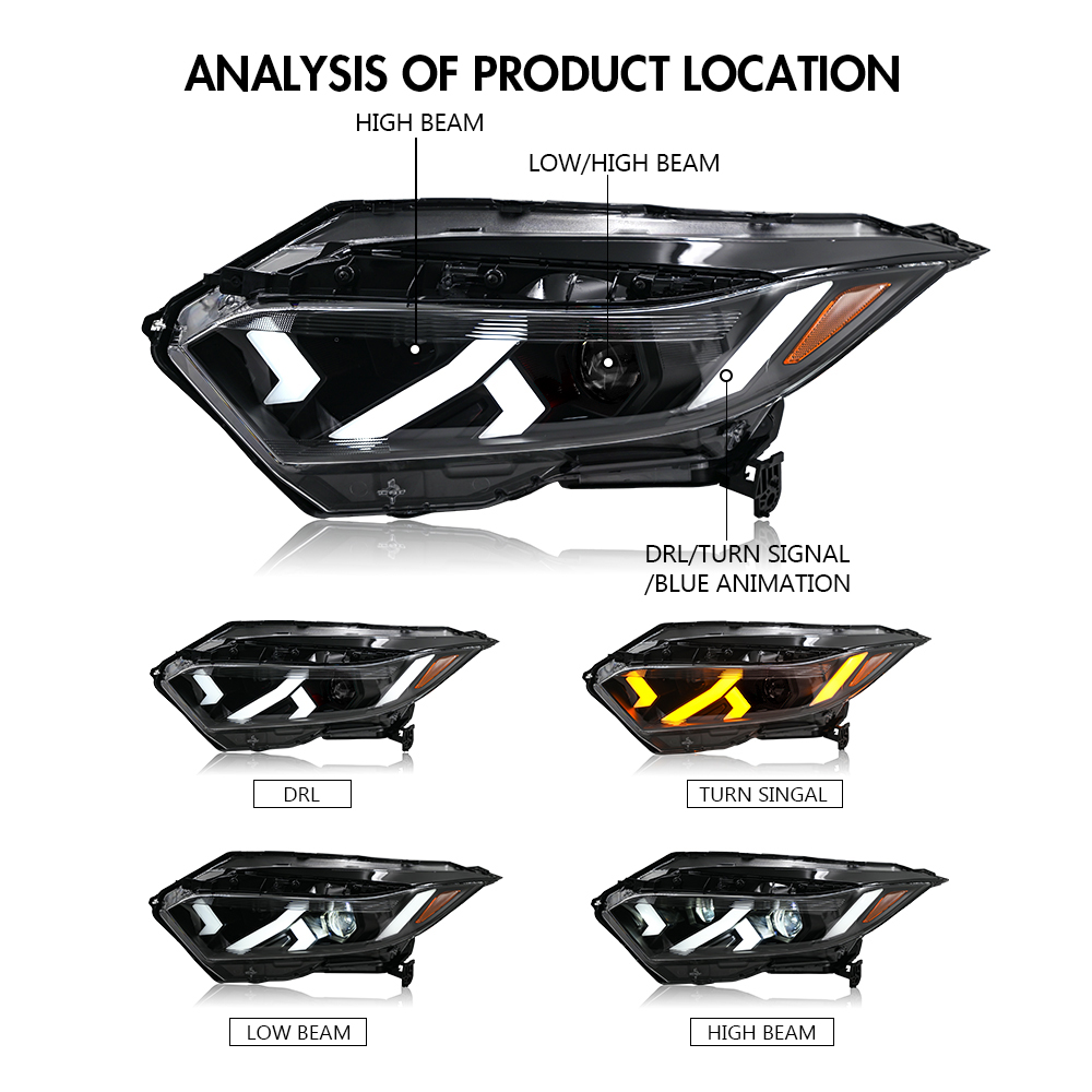 Honda HR-V Headlights HRV-A505 / HRV-A505-E For Honda HR-V (2019–2022) - View 7
