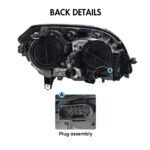 Faros delanteros Mercedes-Benz GLK GLK-A501-A para Mercedes-Benz Clase GLK (2013–2015) - Miniatura de la galería de productos 9