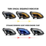 Faros delanteros Mercedes-Benz Clase R BC-A251 para Mercedes-Benz W251 R320 R350 R500 (2010–2017) - Miniatura de la galería de productos 9