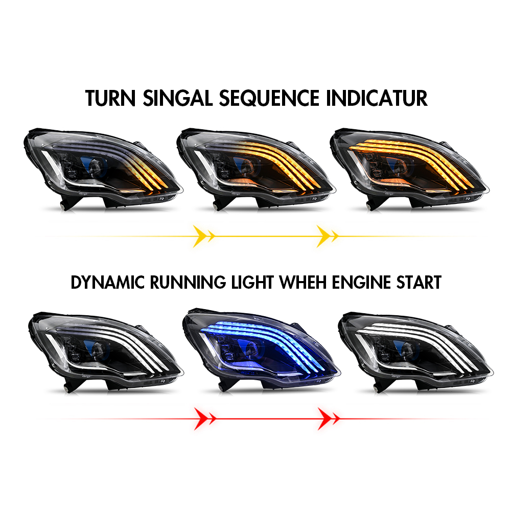 Mercedes-Benz R-Class Headlights
