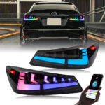 Luci posteriori Lexus IS TT-IS-B138B / TT-IS-B138B-RGB Per Lexus IS250 IS300 IS350 IS F (2006–2012) Fanale posteriore affumicato - Miniatura della galleria del prodotto 8