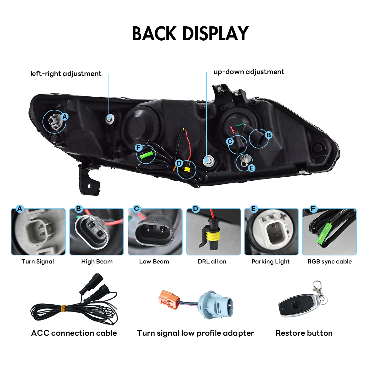 Civic RGB Headlights