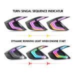Feux arrière Honda Civic SY-B111-B / SY-B111-RGB pour Honda Civic (2016–2019) - Vignette de la galerie de produits 11