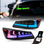 Luci posteriori Lexus IS TT-IS-B138B / TT-IS-B138B-RGB Per Lexus IS250 IS300 IS350 IS F (2006–2012) Fanale posteriore affumicato - Miniatura della galleria del prodotto 9