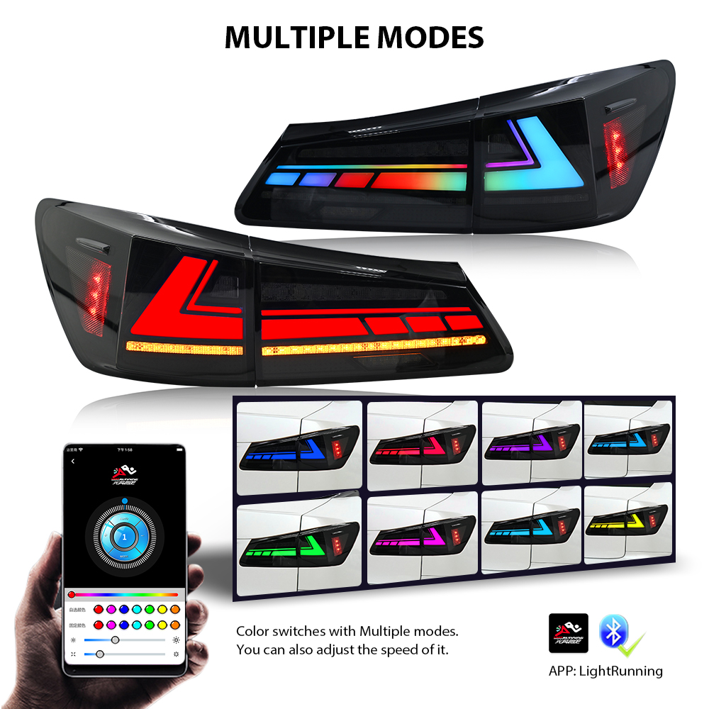Lexus IS Tail Lights TT-IS-B138 / TT-IS-B138-RGB For Lexus IS250 IS350 IS F (2006–2012) - View 11