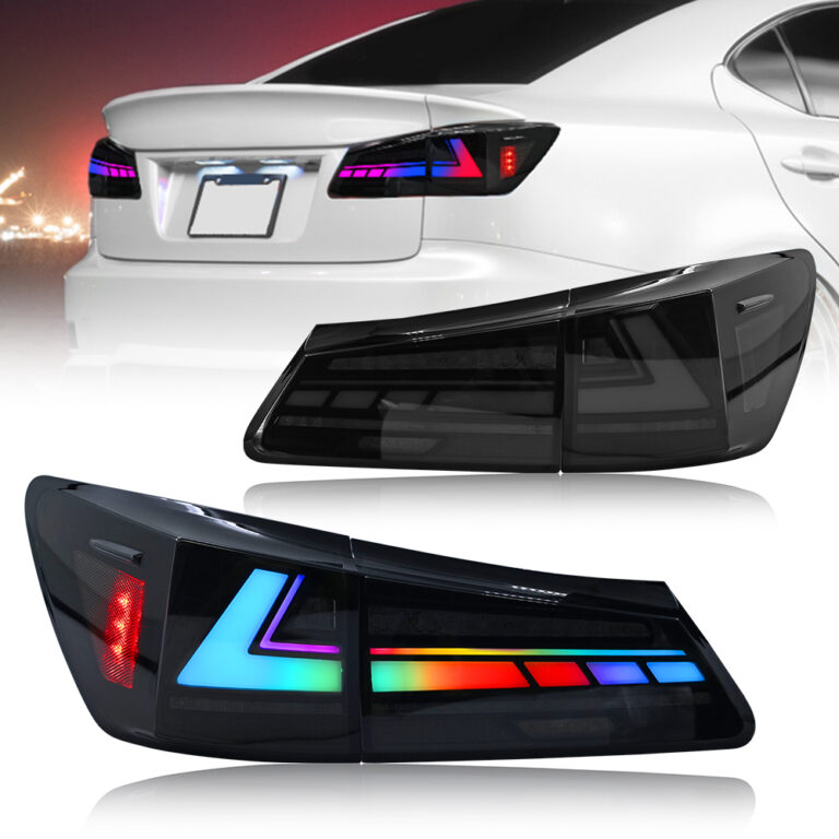 Lexus IS Tail Lights TT-IS-B138 / TT-IS-B138-RGB For Lexus IS250 IS350 IS F (2006–2012) - Detail View