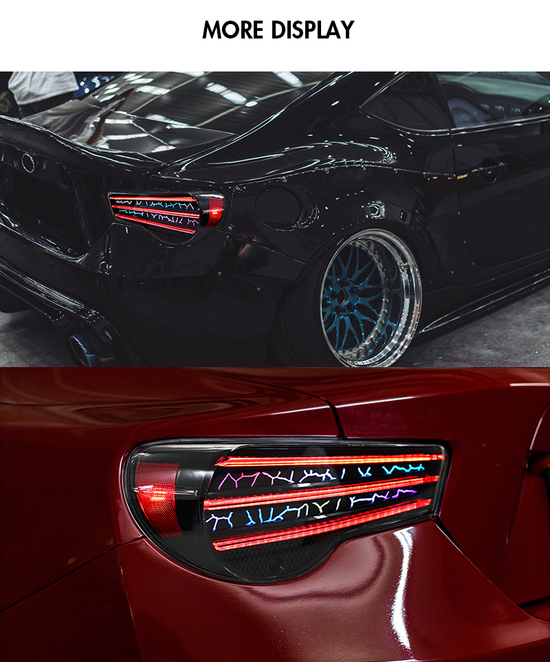 Toyota 86 Tail Lights 86-B225-RGB For (2012–2020) Tail Lamp 34 Toyota 86 Tail Lights