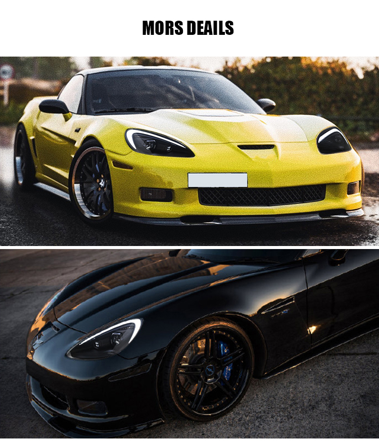 Chevrolet Corvette Headlights C6-A205 For Chevy Corvette C6 (2005–2013) Head Lamp 22 Corvette Headlights