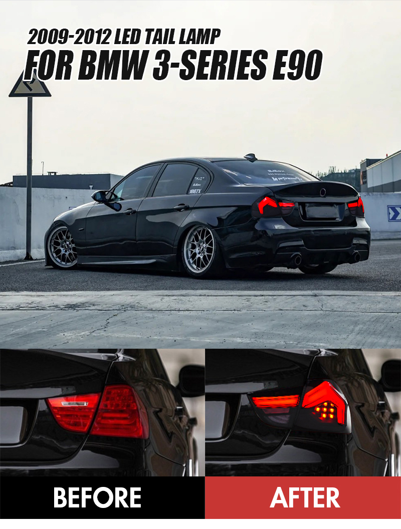 BMW 3 Series Tail Lights B204-S For BMW 3 Series E90 (2009–2012) 15 BMW 3 Series Tail Lights