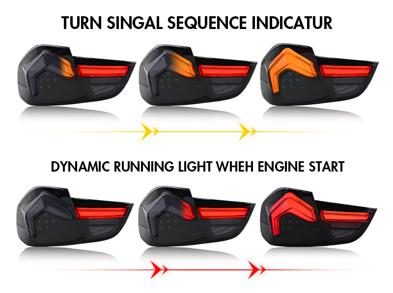 BMW 3 Series Tail Lights B204-S For BMW 3 Series E90 (2009–2012) 17 BMW 3 Series Tail Lights
