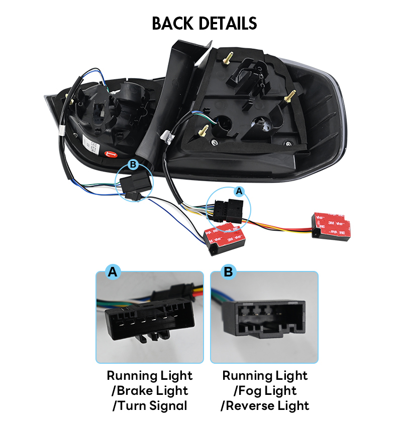 BMW 3 Series Tail Lights B204-S For BMW 3 Series E90 (2009–2012) 18 BMW 3 Series Tail Lights