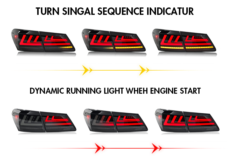 LEXUS ES Tail Lights ES-B229-S For Lexus ES (2006–2012) 17 LEXUS ES Tail Lights