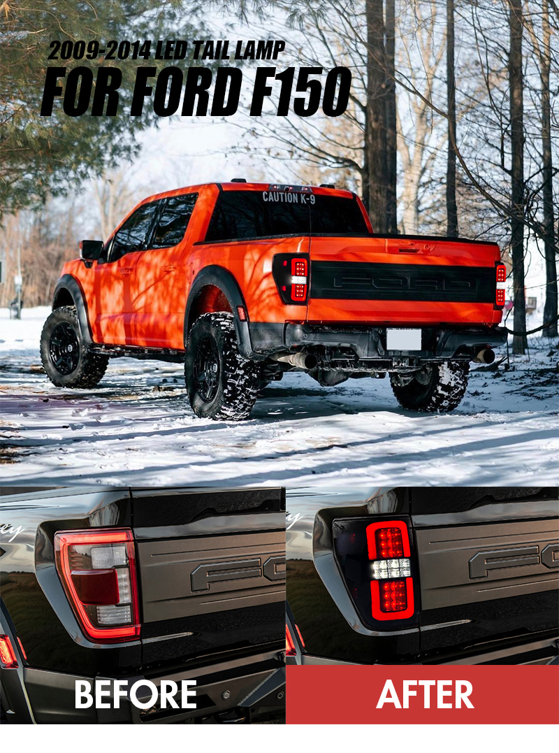 Ford F150 Tail Lights F150-B140 For Ford F-150 (2015–2019) 13 F150 09 14 01