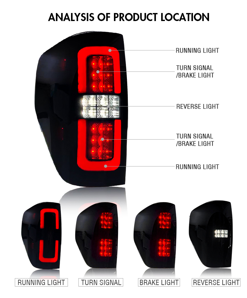 Ford F150 Tail Lights F150-B140 For Ford F-150 (2015–2019) 14 F150 09 14 02
