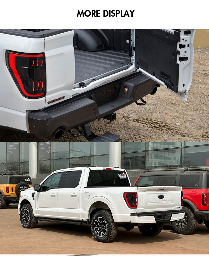 Ford F150 Tail Lights F150-B210 For Ford F-150 (2021–Present) – XLT Trim Only 16 Ford 150 Tail Lights