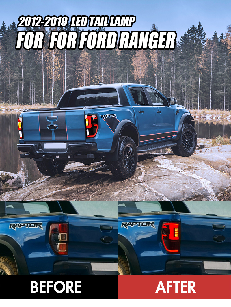 Ford Ranger Tail Lights RG-B141B For Ford Ranger (2012–2019) 13 Ranger Tail Lights
