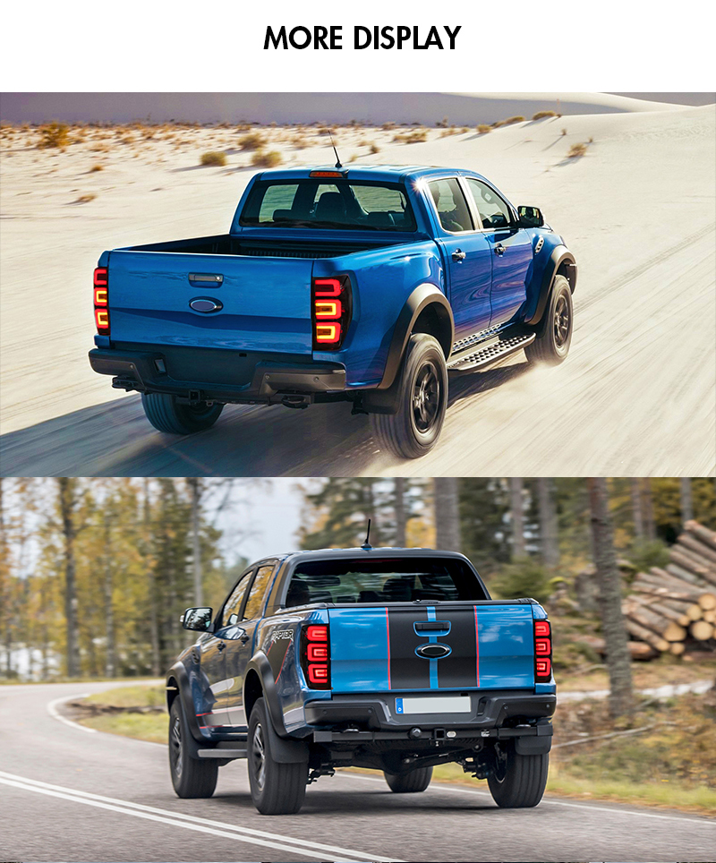 Ford Ranger Tail Lights RG-B141 (Smoked) For Ford Ranger (2012–2019) 22 Ranger Tail Lights