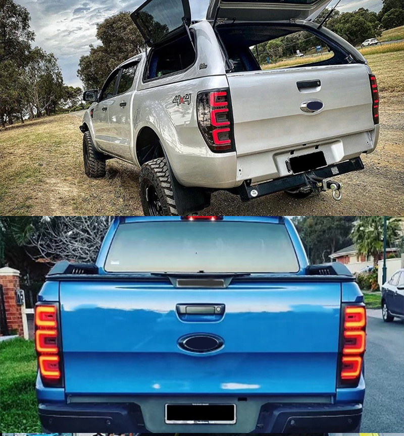 Ford Ranger Tail Lights RG-B141 (Smoked) For Ford Ranger (2012–2019) 23 Ranger Tail Lights