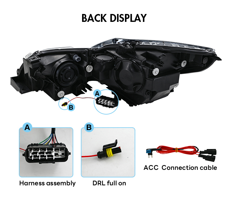 Lexus GS Headlights GS-A507 For Lexus GS300 / GS350 / GS450h / GS460 (2006–2011) 21 Lexus Headlights