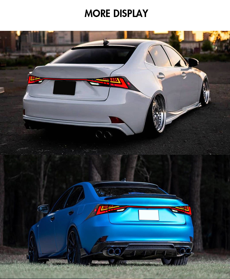 Lexus IS Tail Lights IS-B138G For Lexus IS (2014–2020) 19 Lexus IS Tail Lights
