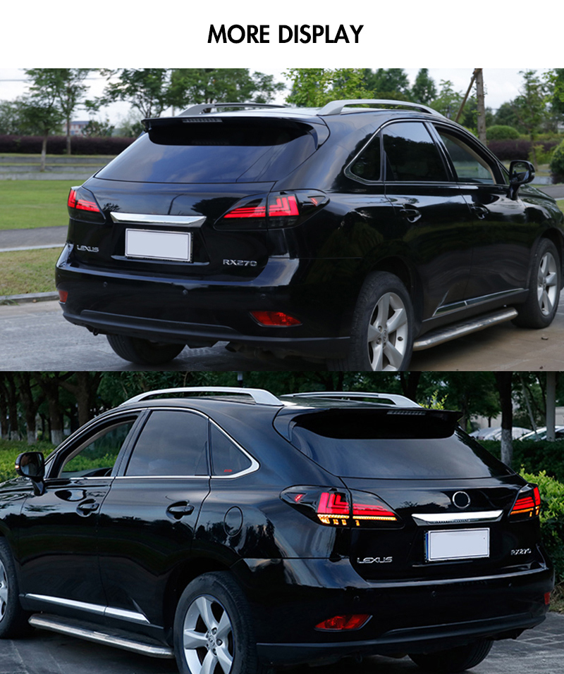 Lexus RX Tail Lights RX-B134 For Lexus RX350 / RX450h (2009–2015) 22 Lexus RX Tail Lights