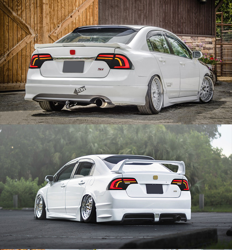 Honda Civic Tail Lights SY-B284 For Honda Civic Sedan (2006–2011) 20 Civic Tail Lights