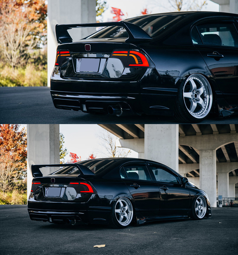 Honda Civic Tail Lights SY-B284 For Honda Civic Sedan (2006–2011) 21 Civic Tail Lights
