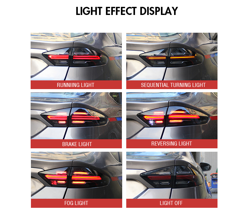 Fusion Tail Lights