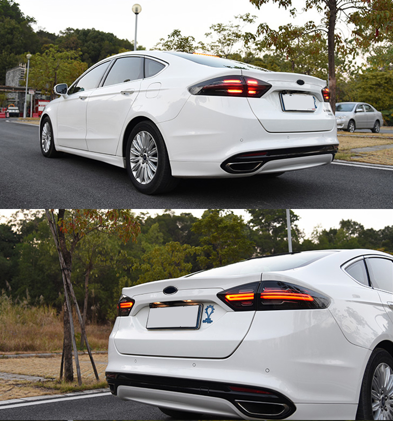 Luces traseras Ford Fusion MDO-B137 para Ford Fusion (2013–2016) Lámpara trasera LED 21 Fusion Tail Lights