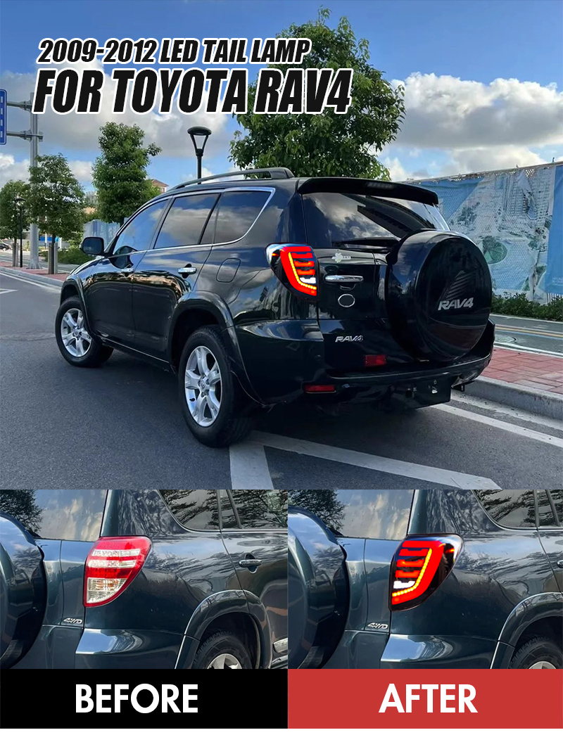 Toyota RAV4 Tail Lights RF-B221 For Toyota RAV4 (2009–2012) 15 RAV4 Tail Lights
