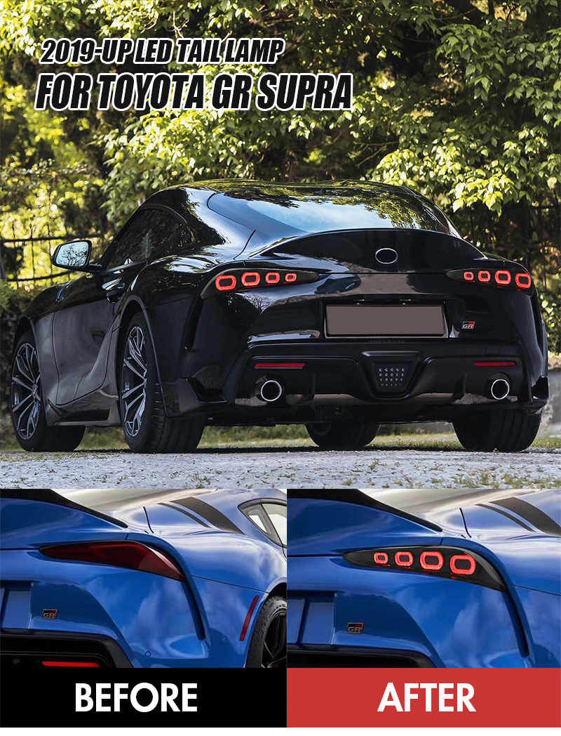 Toyota GR Supra Tail Lights NMW-B217-C-T For Toyota GR Supra A90 / A91 (2020–2024) 15 Toyota GR Supra Tail Lights