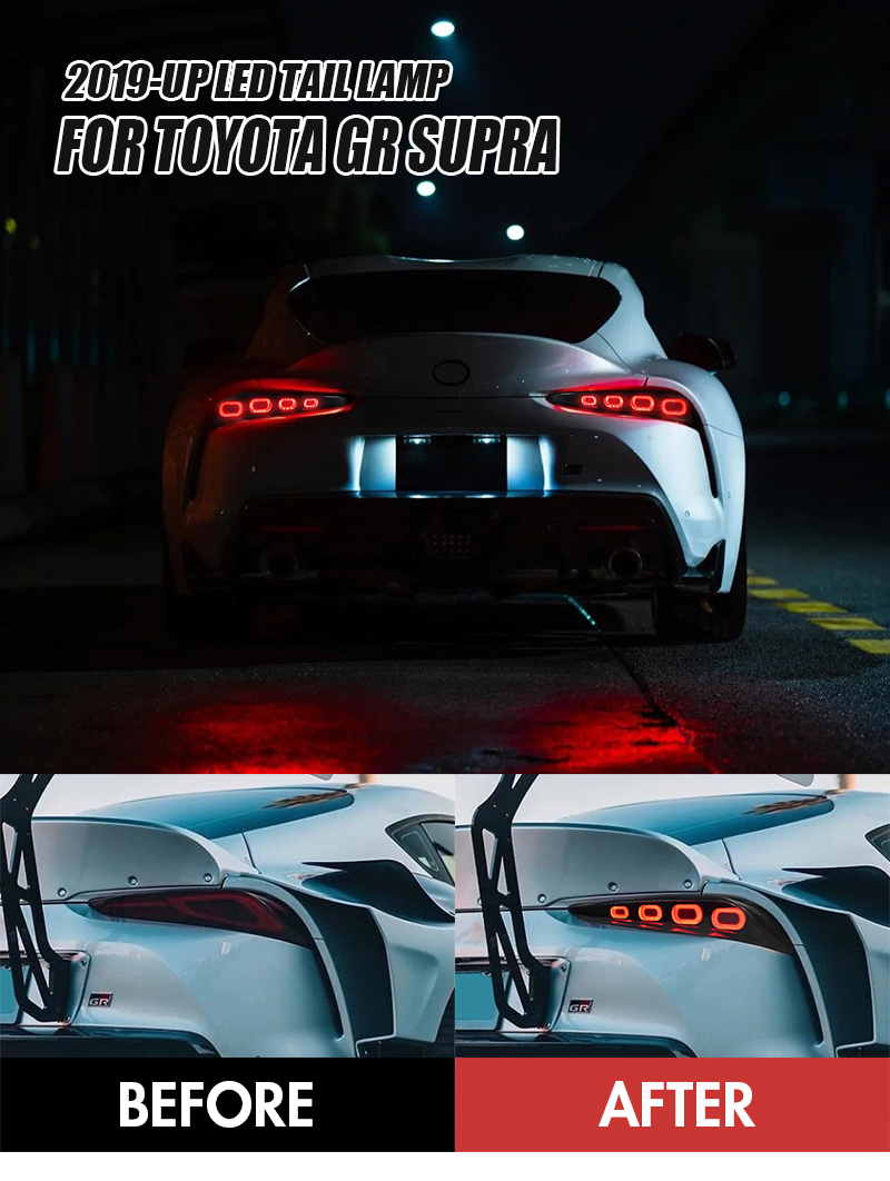 Toyota GR Supra Tail Lights TT-NMW-B217 For Toyota GR Supra A90 / A91 (2020–2024) 15 GR Supra Tail Lights