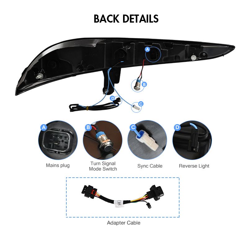 Toyota GR Supra Tail Lights TT-NMW-B217 For Toyota GR Supra A90 / A91 (2020–2024) 18 GR Supra Tail Lights