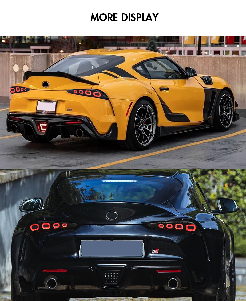 Toyota GR Supra Tail Lights NMW-B217-C-T For Toyota GR Supra A90 / A91 (2020–2024) 19 Toyota GR Supra Tail Lights