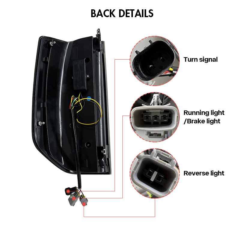 Toyota Tundra Tail Lights TT-B181 For Toyota Tundra (2014–2021) 15 Tundra Tail Lights