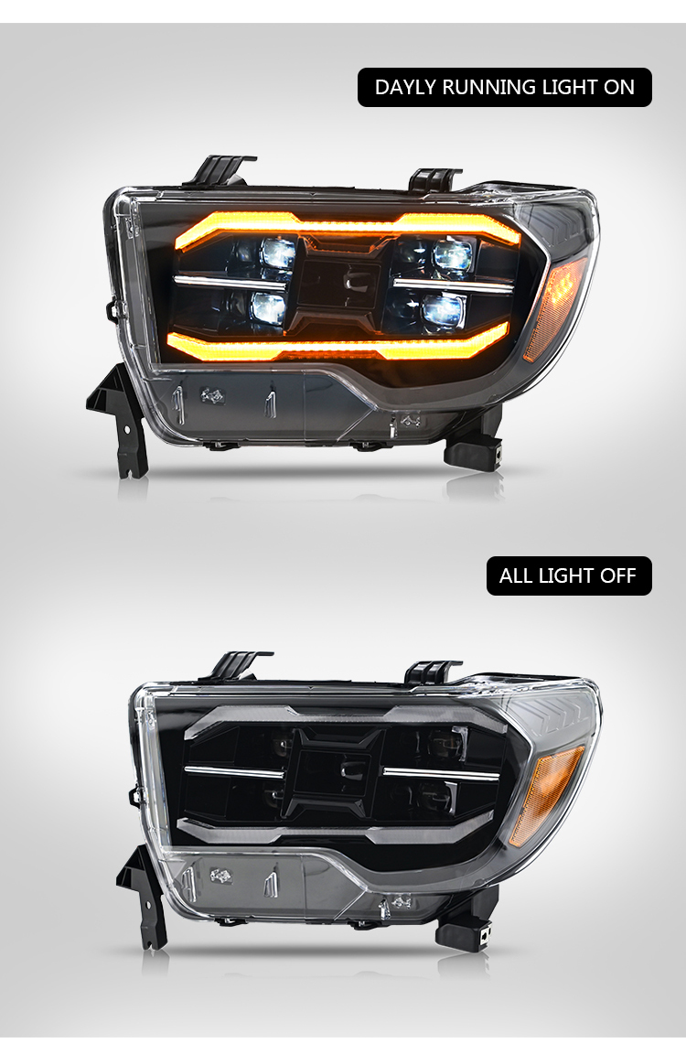 Toyota Tundra / Sequoia Headlights TT-A283-A For Toyota Tundra (2007–2013) / Sequoia (2008–2021) Head Lamp 20 Sequoia Headlights