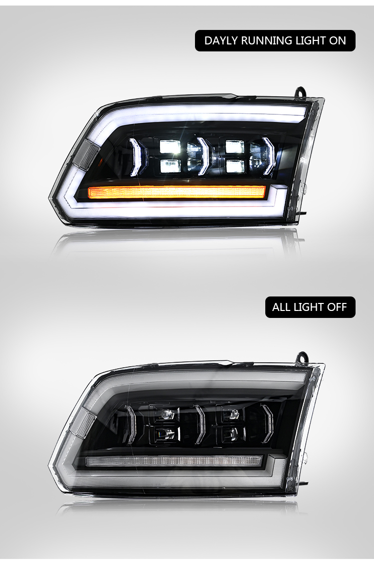 Dodge RAM Headlights TT-RAM-A207-4T / TT-RAM-A207-4T-S For RAM 1500 (2009–2018) / 2500 (2010–2018) Head Lamp 20 Dodge RAM Headlights