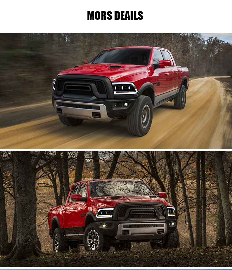 Dodge RAM Headlights TT-RAM-A207-4T / TT-RAM-A207-4T-S For RAM 1500 (2009–2018) / 2500 (2010–2018) Head Lamp 22 Dodge RAM Headlights