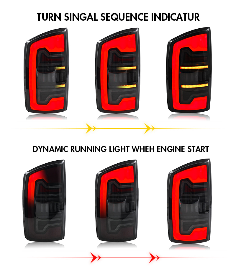 Dodge RAM Tail Lights RAM-B176-A For Dodge RAM (2002–2006) 17 Dodge RAM Tail Lights