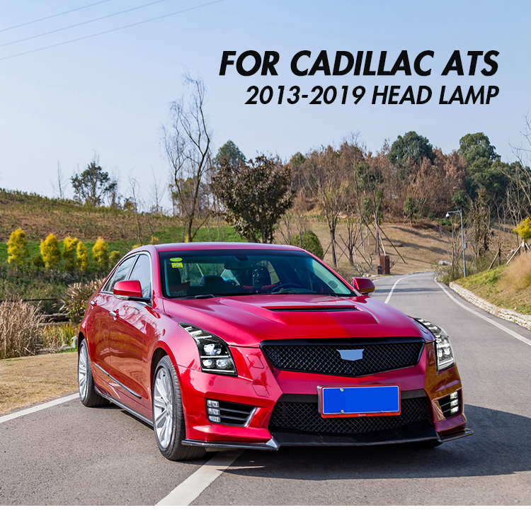 Cadillac ATS Headlights ATS-A144B-T For Cadillac ATS / ATS-L (2013–2019) 19 ATS Headlights