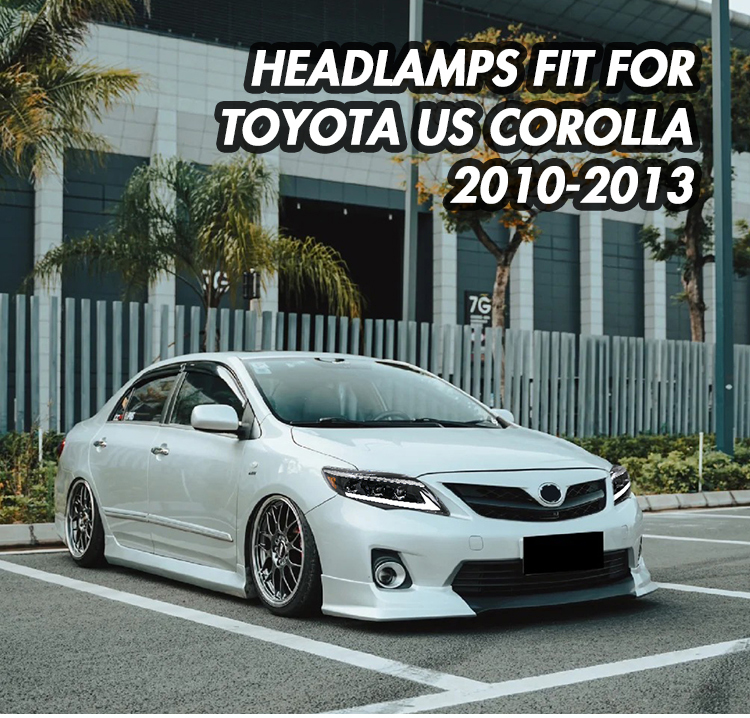 Toyota Corolla Headlights LL-A103 LED Headlamp For Toyota Corolla (2011–2013) 17 Corolla Headlights