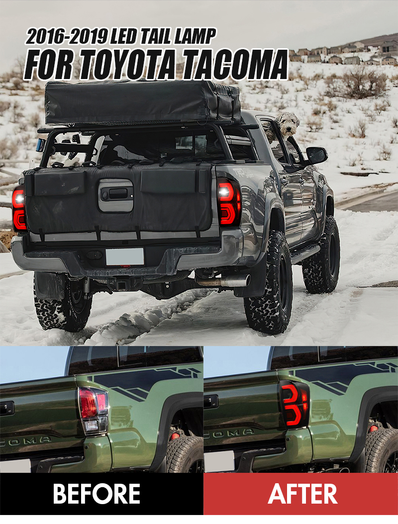 Toyota Tacoma Tail Lights Tacoma-B190 For Toyota Tacoma (2016–2023) 13 Tacoma Tail Lights