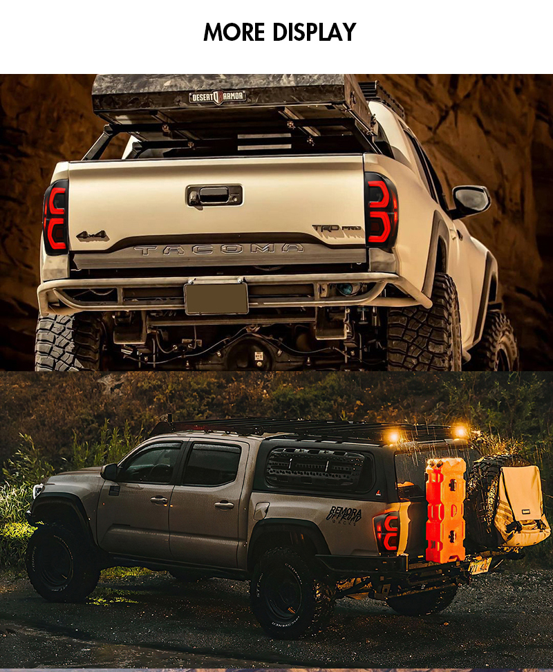 Toyota Tacoma Tail Lights Tacoma-B190 For Toyota Tacoma (2016–2023) 16 Tacoma Tail Lights