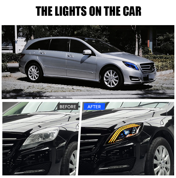 Mercedes-Benz R-Class Headlights BC-A251 For Mercedes-Benz W251 R320 R350 R500 (2010–2017) 20 Mercedes-Benz R-Class Headlights