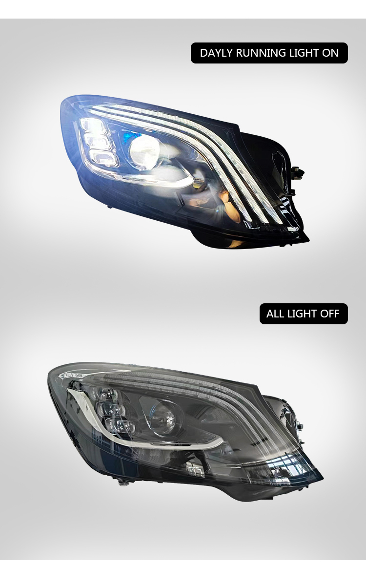 Mercedes-Benz S-Class Headlights BC-A222 For Mercedes-Benz W222 (2014–2017) Head Lamp 17 Mercedes-Benz S-Class Headlights