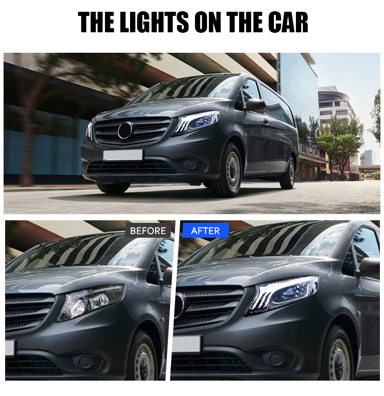 Mercedes-Benz Metris Headlights VT-A169 For Mercedes-Benz Metris (2017–2022) Head Lamp 22 Mercedes-Benz Metris Headlights