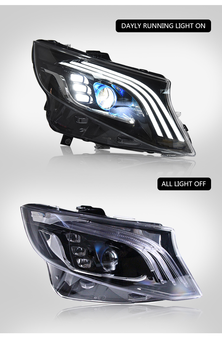 Mercedes-Benz Metris Headlights VT-A169 For Mercedes-Benz Metris (2017–2022) Head Lamp 24 Mercedes-Benz Metris Headlights