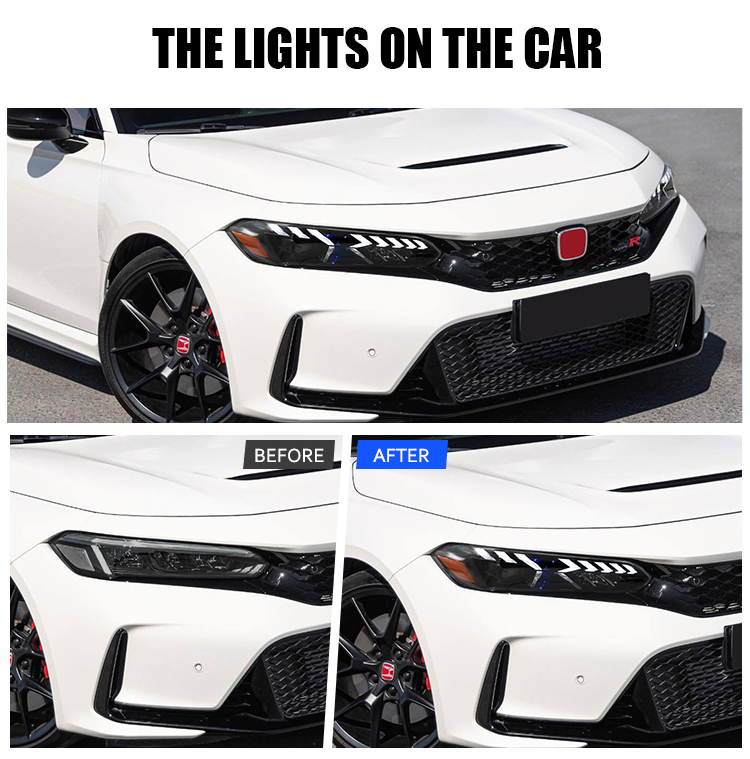 Honda Civic Headlights SY-A214 For Honda Civic (2022) Head Lamp 18 Civic Headlights