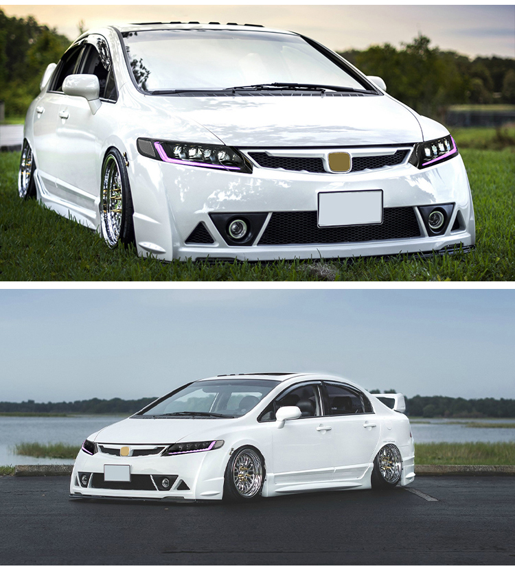 Fari Honda Civic RGB A285-RGB per Honda Civic–201–2011 LLampada frontale Civic RGB Headlights
