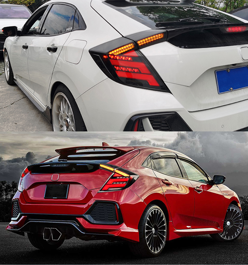 Honda Civic Hatchback Tail Lights SY-B110B For Honda Civic (2016–2021) 20 Civic Hatchback Tail Lights